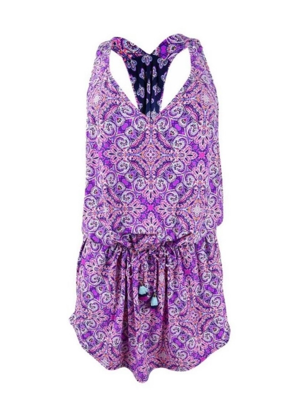 Vera Bradley Purple Paisley Swim Cover Up